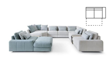 Serena elemes kanapé - 3QFP (Gala Collezione) - Marco Mobili Bútoráruház - Sarokgarnitúra